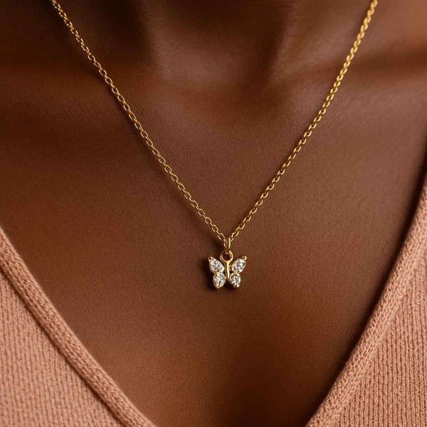  - PAVE BUTTERFLY NECKLACE (1)