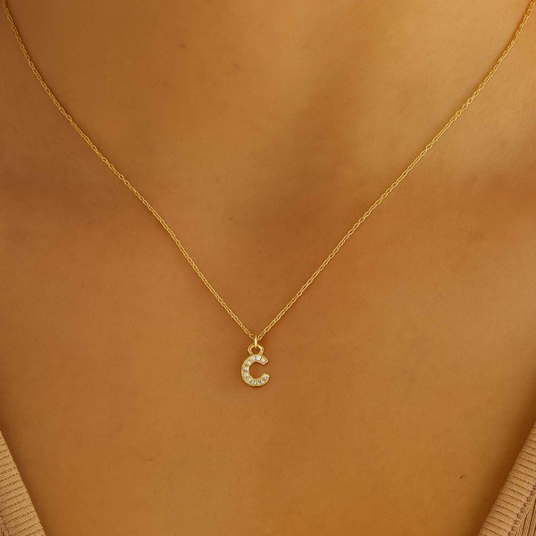  - PAVE C INITIAL NECKLACE (1)