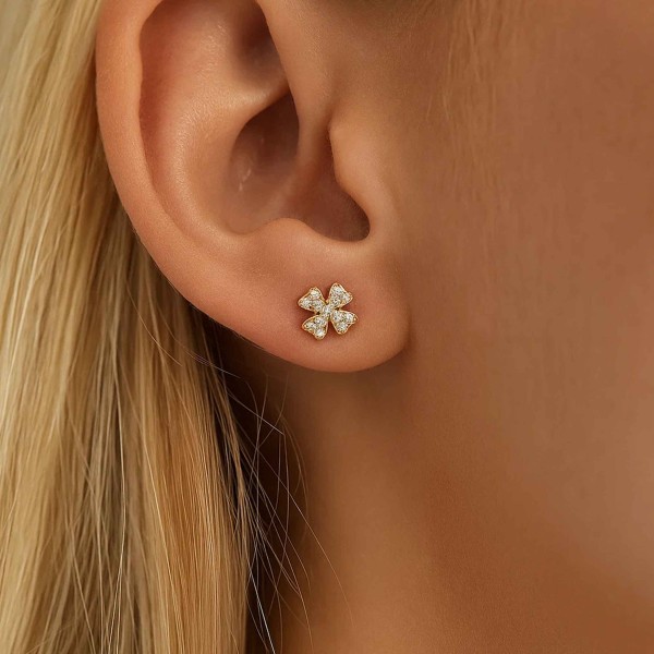  - PAVE CLOVER LUCKY EARRINGS (1)