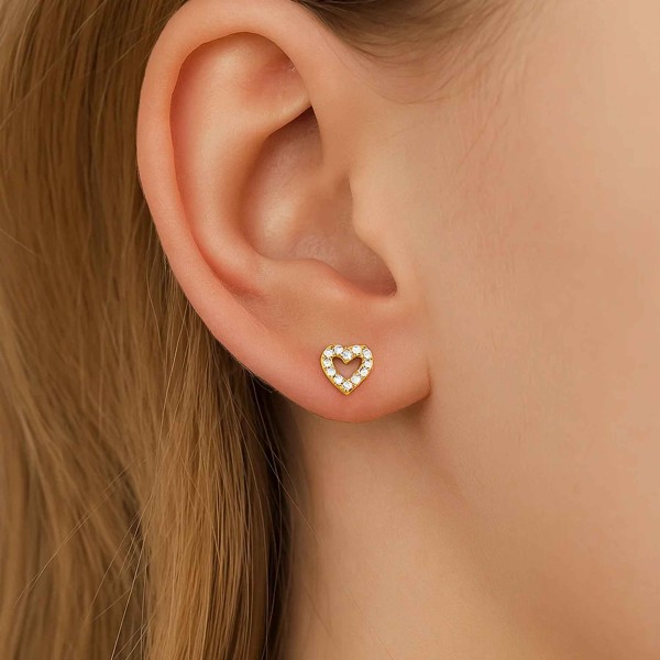  - PAVE HEART EARRINGS (1)