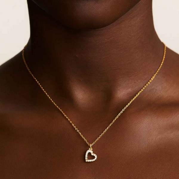  - PAVE HEART NECKLACE (1)