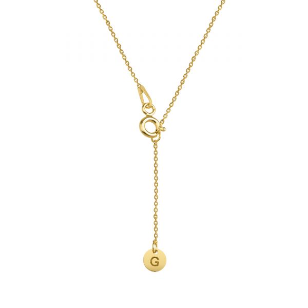 PAVE K INITIAL NECKLACE - Thumbnail (2)