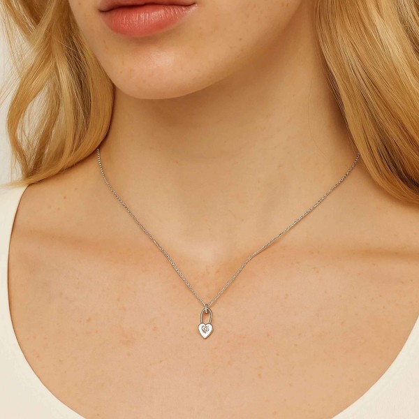  - PAVE LOCK AND HEART NECKLACE (1)