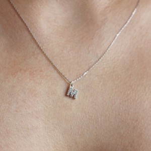  - PAVE M INITIAL NECKLACE (1)