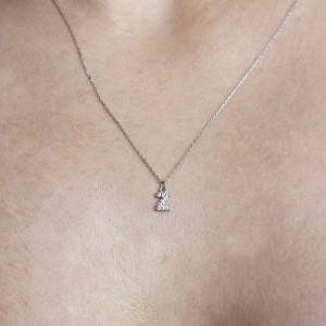 PAVE Z INITIAL NECKLACE - Thumbnail