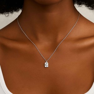  - C INITIAL TAG NECKLACE