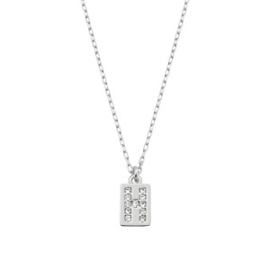  - H INITIAL TAG NECKLACE