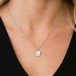  - L INITIAL TAG NECKLACE