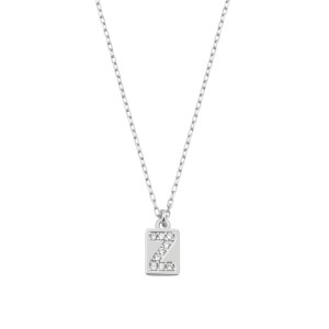  - Z INITIAL TAG NECKLACE