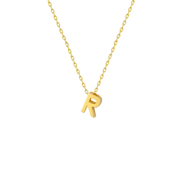  - R INITIAL NECKLACE