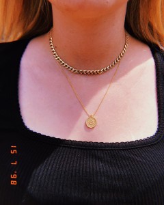 RETRO CHAIN CHOKER NECKLACE - Thumbnail