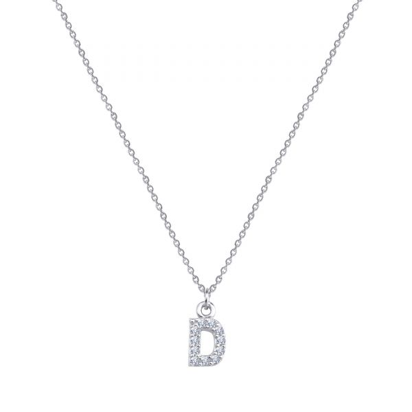  - PAVE D INITIAL NECKLACE